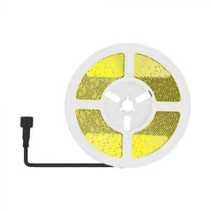 V-Tac 1.2W LED Solcelle strip - 5 meter, fjernbetjening, IP67 - Kulør : Neutral