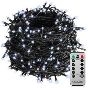 Fairy lights Christmas cold white 20m fjernbetjening